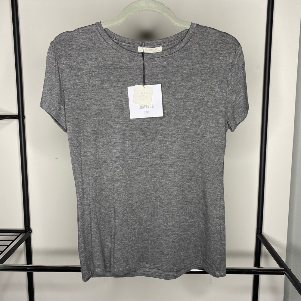 Zara grey comfort tee
